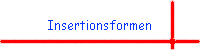 Insertionsformen